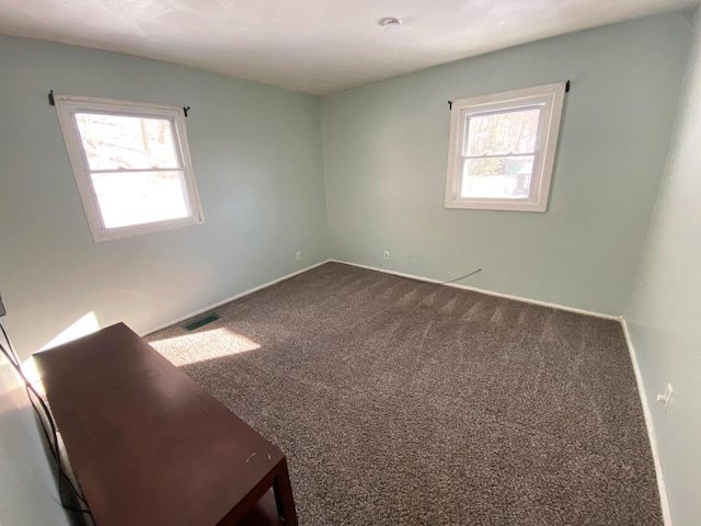 spare room with carpet flooring