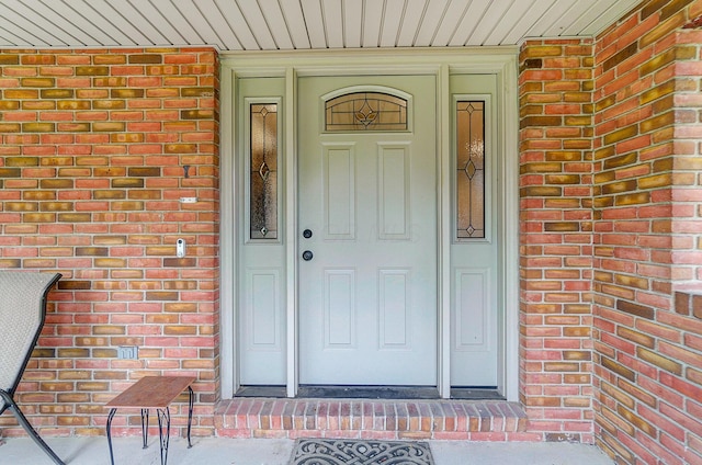 view of entrance to property