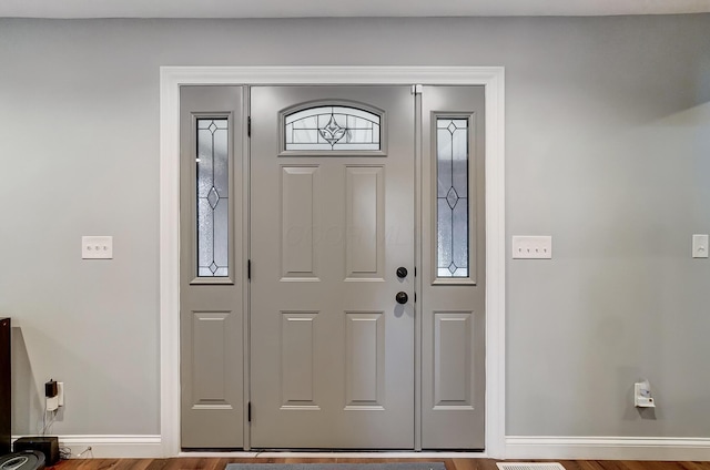 view of entrance foyer