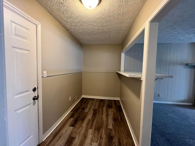 interior space featuring dark hardwood / wood-style floors