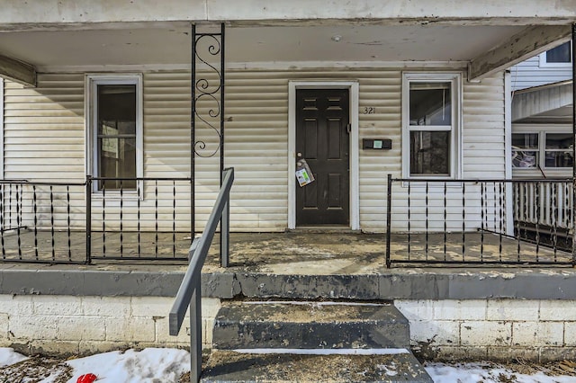 view of property entrance