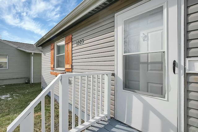 view of entrance to property