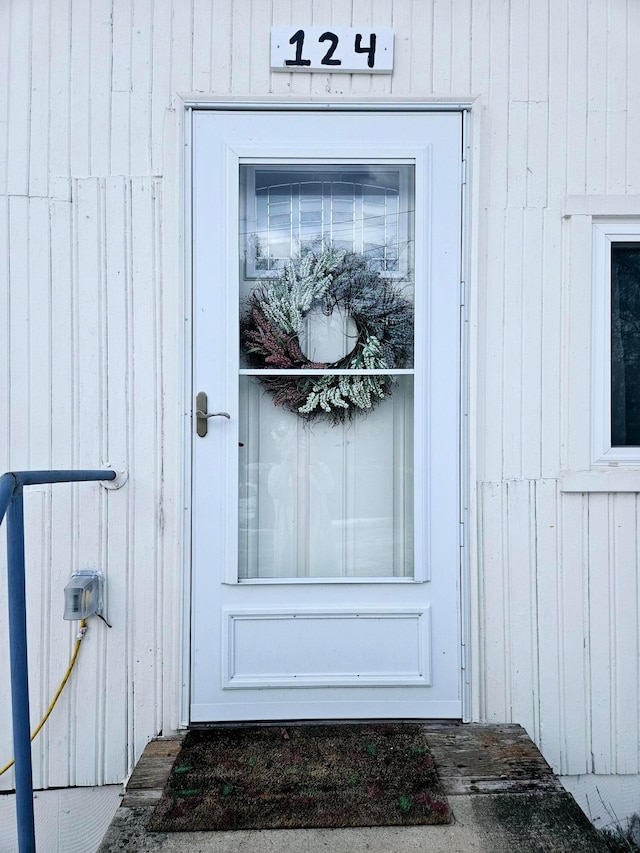 view of entrance to property