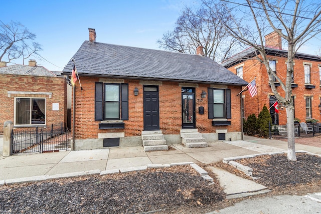 view of bungalow-style home