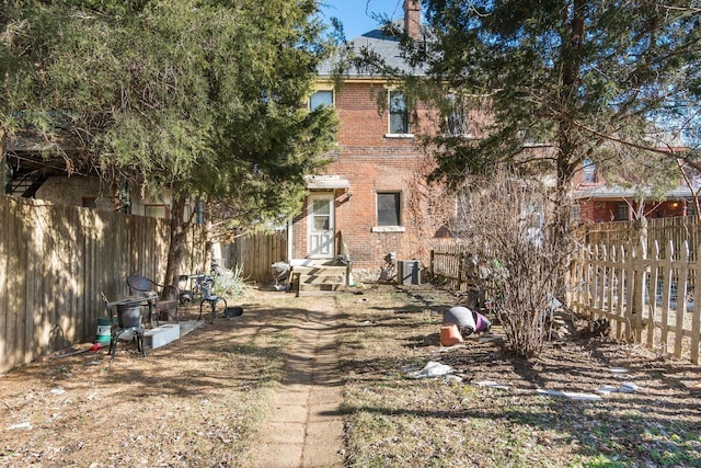 exterior space with central AC unit