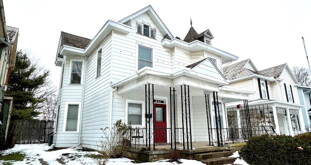 view of front of home