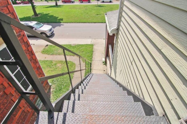 view of stairs