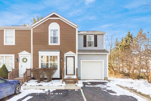 front facade featuring a garage