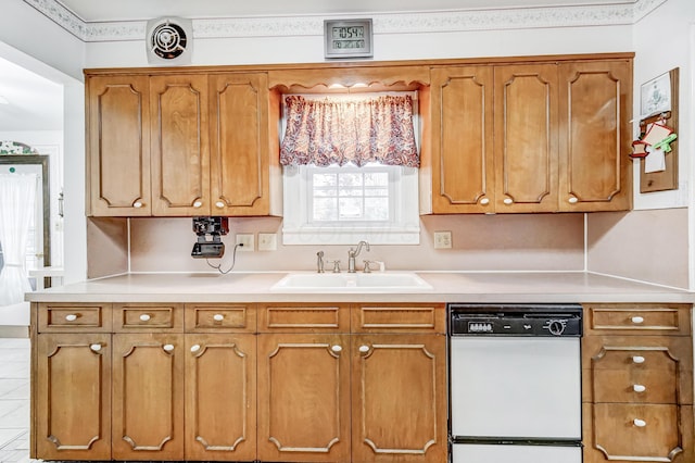 kitchen with dishwasher and sink