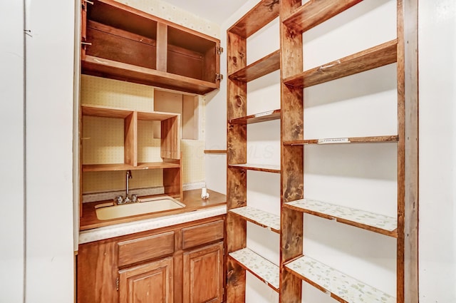 pantry featuring sink