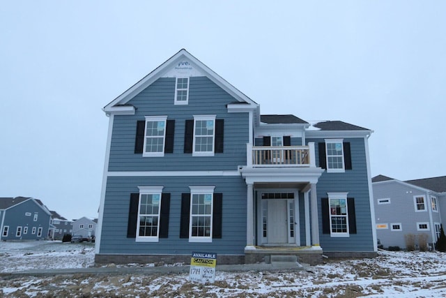 view of front of property