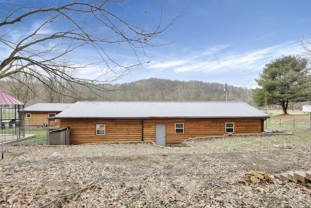 view of rear view of property