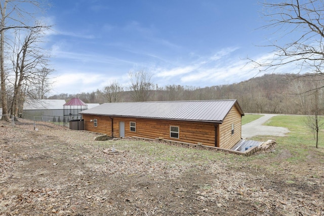 view of rear view of property