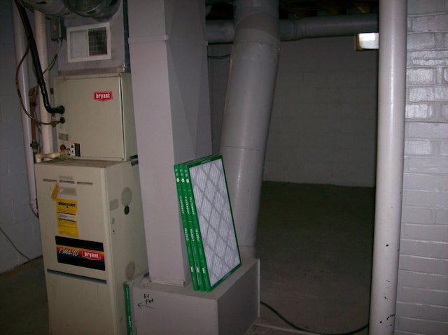 view of utility room