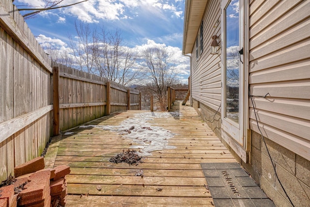 view of deck