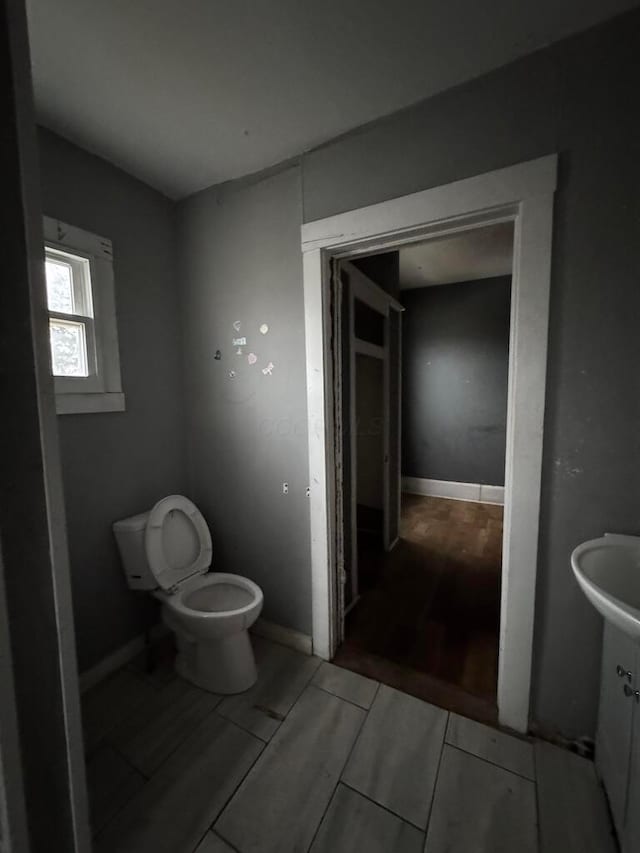 bathroom with toilet