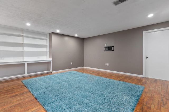 interior space with wood-type flooring