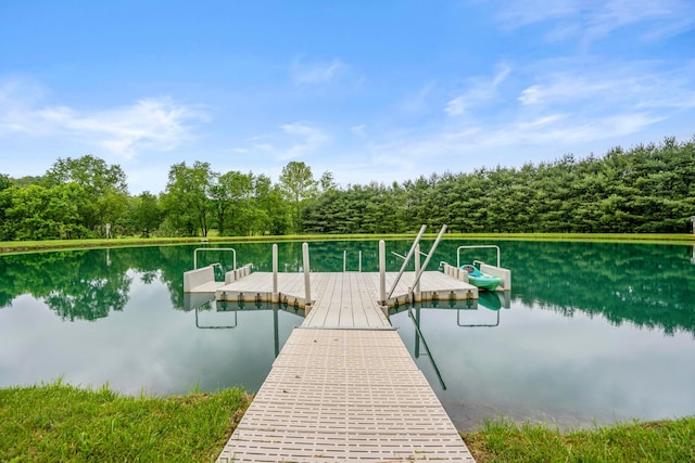 20358 Buena Vista Rd, Rockbridge, OH 43149 - dock area with a water view and a wooded view