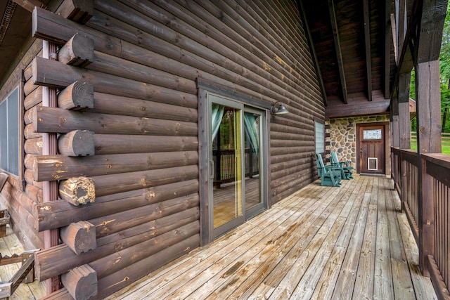 20358 Buena Vista Rd, Rockbridge, OH 43149 - view of wooden deck