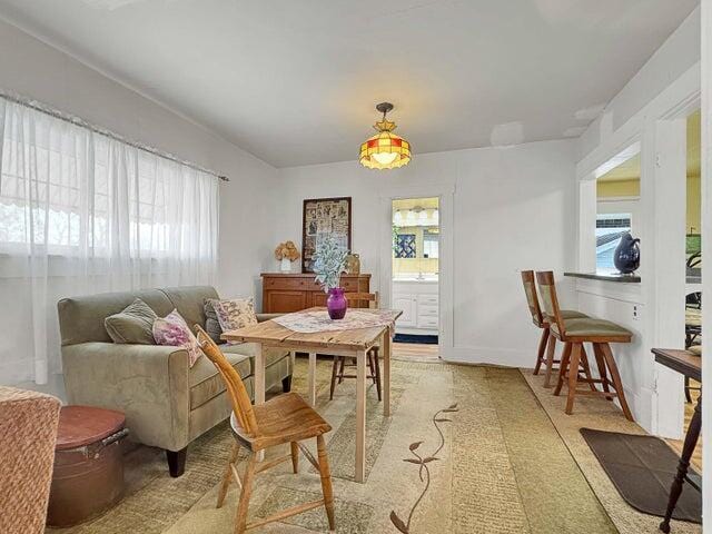 view of dining room