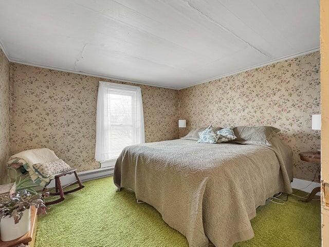 bedroom with carpet flooring