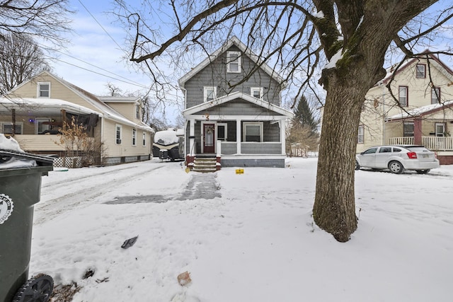 view of front facade with a porch