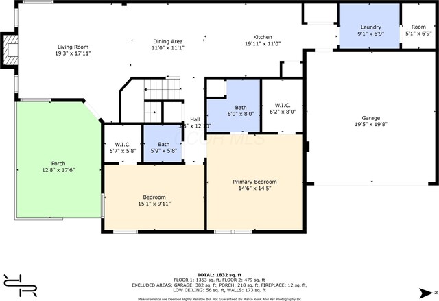 1240 Paddock Loop, Washington Court House, OH 43160 - floor plan / room layout