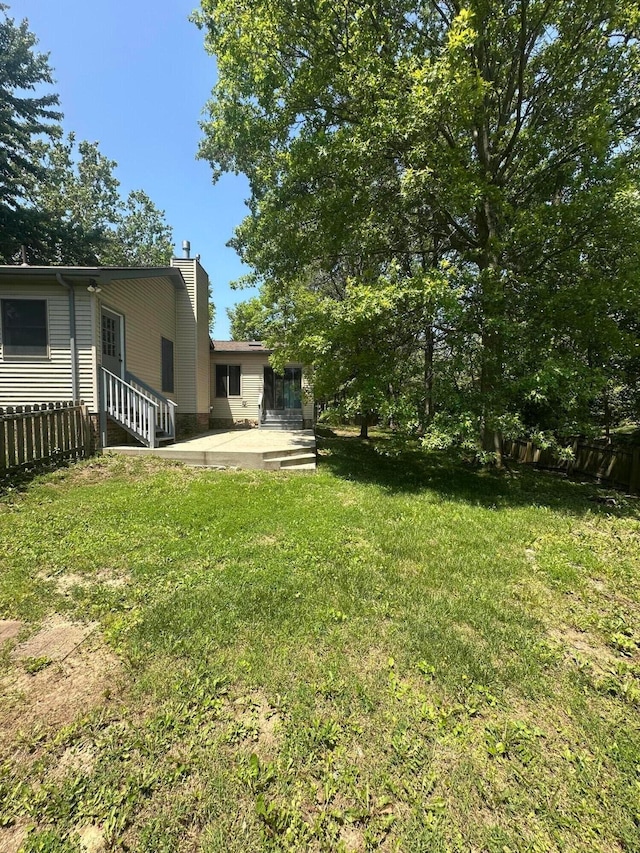 12052 Peppermill Ln, Pickerington, OH 43147 - view of yard featuring a patio area and entry steps