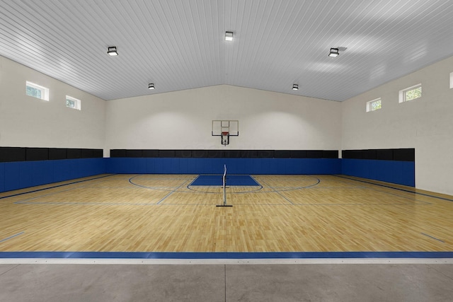 view of basketball court