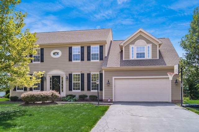 7873 Tullymore Dr, Dublin, OH 43016 - colonial inspired home with a garage and a front yard