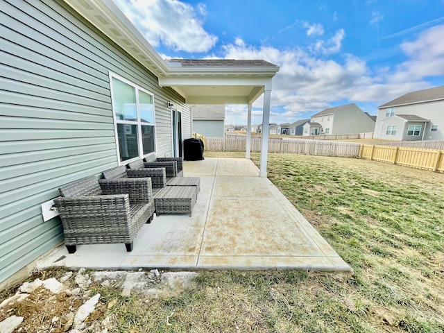 view of patio / terrace featuring grilling area