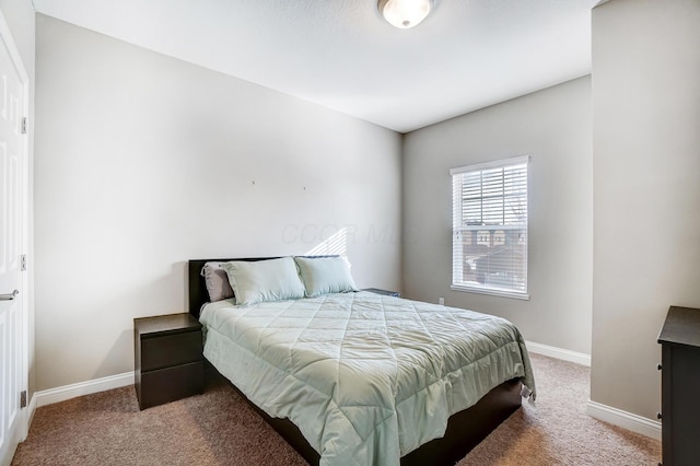 bedroom with carpet flooring