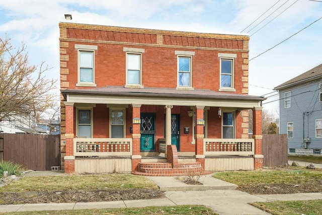 view of front of house with a porch