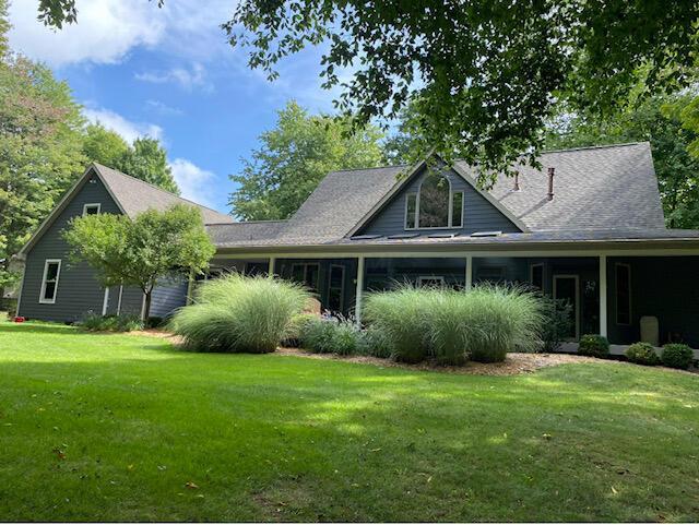 exterior space with a front lawn