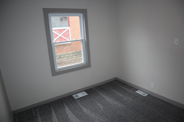 spare room featuring carpet floors