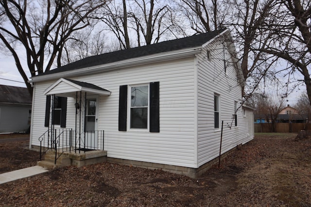 view of bungalow-style home