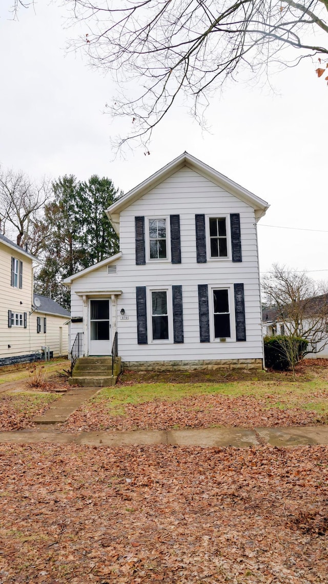 view of front of home