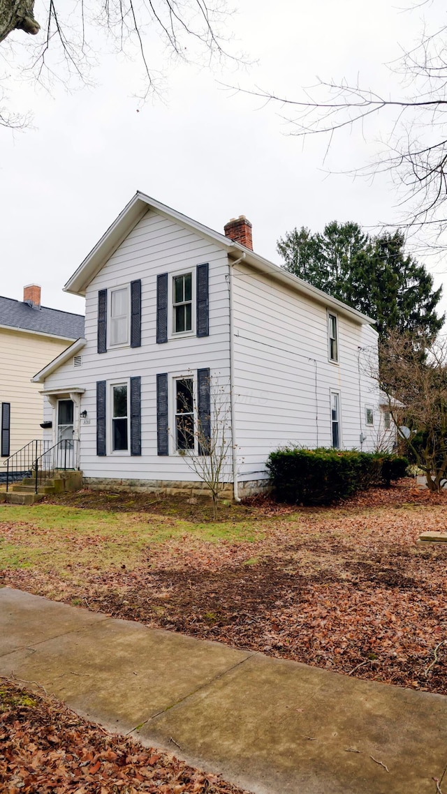 view of home's exterior