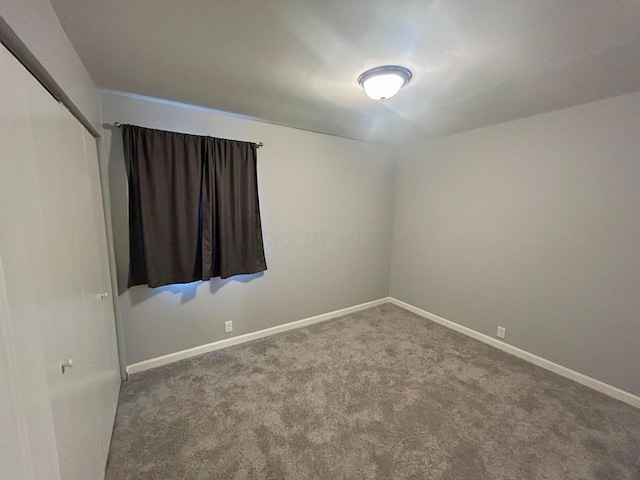 spare room with carpet floors