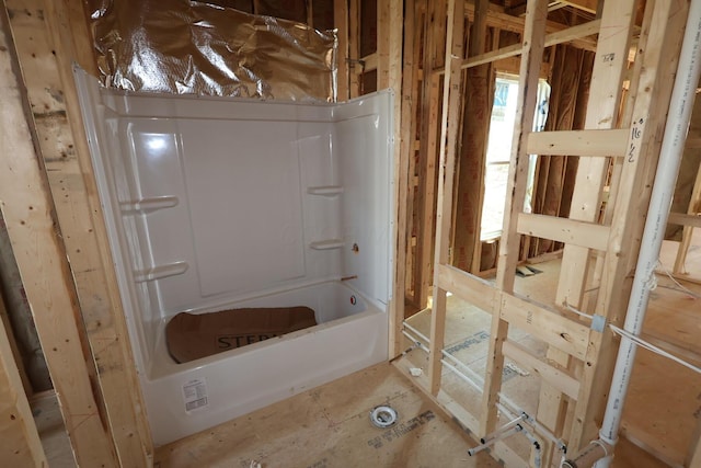 bathroom featuring bathing tub / shower combination