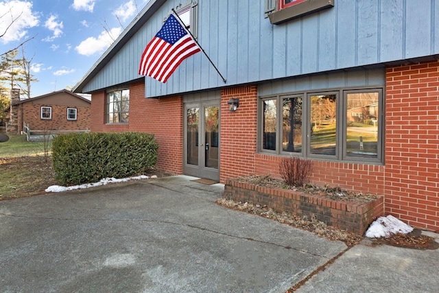 view of rear view of property