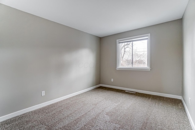 spare room with carpet floors