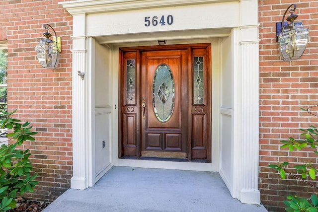 view of entrance to property