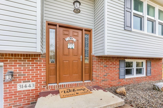 view of property entrance