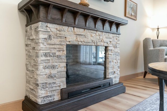 room details featuring wood-type flooring