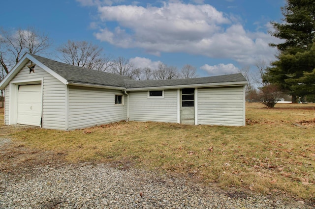 garage with driveway