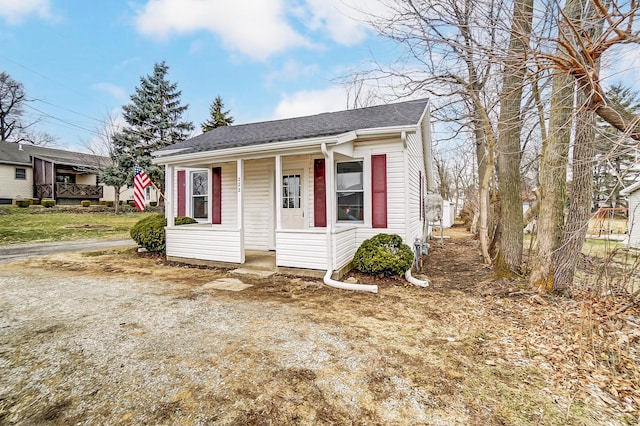 bungalow with a porch