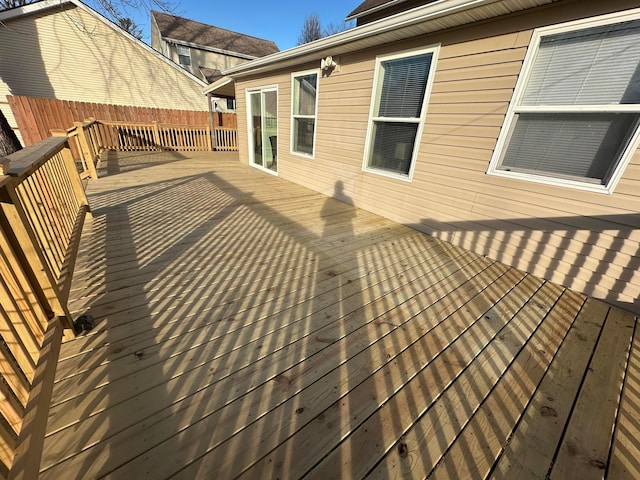 view of deck