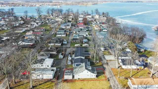8899 Walnut St, Lakeview, OH 43331 - aerial view with a water view