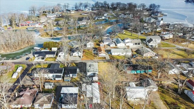 8899 Walnut St, Lakeview, OH 43331 - drone / aerial view featuring a water view